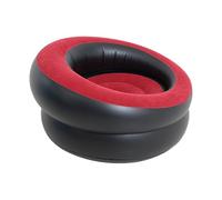 Zqkimzi Inflatable Sofa Chair, Blow Up Lounge Seat, Textured Flocking, Lightweight Foldable Design, Portable Couch, Ideal for Camping, Dorm Room, Movie Night, Bedroom, Outdoor Garden Relaxation