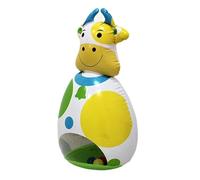 Zqkimzi Inflatable Wobble Toy, 3D Animal Bouncing Doll, Interactive Playtime Design with Sturdy Soft Vinyl Material for Boys, Girls, Bedroom, Home, Classroom, Backyard, 10.24x9.45x19.69 Inches
