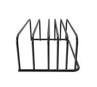 Zqkimzi Kitchen Dish Drying Rack, 5-Slot Space-Saving Non-Slip Storage Rack, Multifunctional Pot Organizer, Cutting Board Holder for Kitchen, Home, Cabinet 17.8x10.8cm