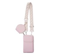 Zqkimzi Piccola borsa a tracolla in pelle PU, da donna, per la festa della | Borsa per telefono natalizia, borsa per telefono di compleanno, alla moda, regolabile, con scomparti per contanti e carte di