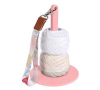 Zqkimzi Porta gomitoli Dispenser Portatile e Leggero con Cinturino da Polso | dispenser porta gomitoli per Lavoro a Maglia Cucito Ricamo Attività Creative all'Aperto Tavolo Stanza Natale