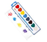 Zqkimzi Set di pittura ad a forma di cuore, kit da disegno lavabile, per ragazze, principianti, scuola, scuola, casa, lezioni d'arte, San , feste di compleanno, scrapbooking