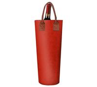 Zqkimzi Single Wine Bag, Felt Wine Holder, Thermal Wine Holder, Travel Wine Bag, Champagne Bottle Holder, Portable Wine Holder, Reusable Wine Bag, Insulated Wine Tote for Travel, Weddings