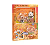 Zqkimzi Small Pocket Notebook, Cartoon Vending Machine Design Planner, School Supplies Boys and Girls, Personal Organizers for Time Management, Fun Practical Planner Daily Use