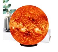 Zqkimzi Space Lamp, Star Solar System Light, Planet-Themed Lantern Design with Soft Ambient Desk Lighting, Educational Night Light for Children's Bedroom, Nursery, Projects, 6.69x5.91x5.91 inches