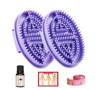 Zqkimzi Spazzola professionale Meridian - Spazzola ergonomica e confortevole per massaggi - Pettine per massaggio a lunga durata