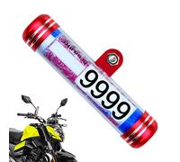 Zqkimzi Tubo porta documenti per moto, tubo di registrazione per moto - Tubo portadocumenti per moto - Telaio di supporto cilindrico impermeabile per disco fiscale sicuro per l'archiviazione di