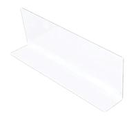 Zqkimzi Under Sofa Blocker, Clear Furniture Barrier Stopboard, Multi-Purpose Toy Stopper for Couch, Sofa, Bed, Prevents Items from Sliding Under Living Room and Bedroom, PVC