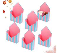 Zqkimzi Valentine's Day Box, 6 Pieces Large Capacity Organizer, Valentine’s Day Boxes for Kids, Weddings, Holiday Celebrations, Festivals, Flowers, Bouquets, Food, Snacks And Cards