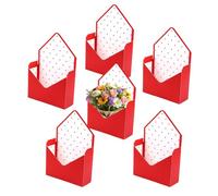 Zqkimzi Valentine's Day Box, 6 Pieces Large Capacity Organizer, Valentine’s Day Boxes for Kids, Weddings, Holiday Celebrations, Festivals, Flowers, Bouquets, Food, Snacks And Cards