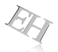 ZqlDDayUP Lettera personalizzata fibbie da cintura in acciaio inox nome cintura in pelle fibbia personalizzata cintura regalo per gli uomini papà marito nonno festa del papà