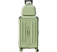 ZQNDFAC Novità Set di valigie da 2 pezzi Valigia rigida per PC con ruote girevoli Trolley da viaggio portatile Custodia per trucco multifunzione Valigia da Viaggio