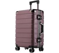 ZQNDFAC Novità Valigia rigida con ruote girevoli Bagaglio a mano Lucchetto con codice integrato Trolley da viaggio portatile di grande capacità Valigia da Viaggio