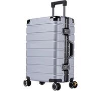 ZQNDFAC Novità Valigia rigida con ruote girevoli Bagaglio a mano Lucchetto con codice integrato Trolley da viaggio portatile di grande capacità Valigia da Viaggio