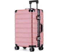 ZQNDFAC Novità Valigia rigida con ruote girevoli Bagaglio a mano Lucchetto con codice integrato Trolley da viaggio portatile di grande capacità Valigia da Viaggio