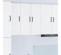 ZQQLVOO Armadio da parete Lucca bianco, 30 x 31 x 80 cm, in legno