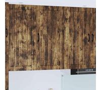 ZQQLVOO Armadio da parete Lucca in rovere affumicato, 50 x 31 x 100 cm