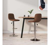ZQQLVOO Bar Stools Stylish Counter Stool - Sgabello da bar, 2 pezzi, colore marrone, adatto per aste da ufficio, facile da montare