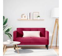 ZQQLVOO Divano a due posti, 111 cm, in velluto, con combinazione di molle in schiuma per il massimo comfort e robusta struttura in compensato, perfetto per soggiorno e relax