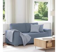 ZQQLVOO Divano a due posti, 140 cm, in velluto a coste, con sedute imbottite e struttura robusta, per soggiorno e studio, divano relax dal look strutturato e stabile