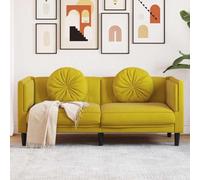 ZQQLVOO Divano in velluto a 2 posti con seduta imbottita spessa e gambe di sostegno, design moderno per soggiorno, comodo per il relax, guardare la TV o la lettura, morbido velluto alto