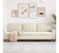 ZQQLVOO Divano in velluto a 3 posti con struttura in metallo, comodo divano per soggiorno, morbido velluto con imbottitura per relax, televisione e ospiti