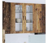ZQQLVOO Kalmar - Spazzola frontale in legno anticato, 80 x 31 x 100 cm