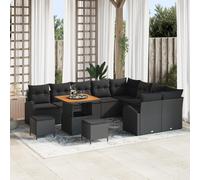 ZQQLVOO Set di divani da esterno da cinque posti con cuscini resistenti alle intemperie e design modulare per terrazza, giardino o balcone. Mobili eleganti e confortevoli in resistente