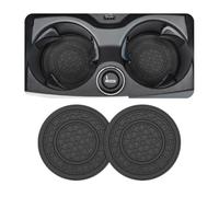 ZQRHHWINY 2 pièces Sottobicchieri Auto, per Ford Everest/B-Max/C-Max Impermeabili Sottobicchieri Auto Resistenti alle Alte Temperature Inserto Sottobicchieri,E