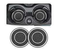 ZQRHHWINY 2 pièces Sottobicchieri Auto, per Ford Everest/B-Max/C-Max Impermeabili Sottobicchieri Auto Resistenti alle Alte Temperature Inserto Sottobicchieri,B