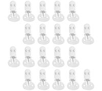 ZQTSANKESL 20 fermagli per scarpe fai da te, in acciaio inox, colore argento, a forma di fiore, accessorio per scarpe, in ferro piatto e vuoto, decorazione in ferro (argento)