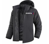 ZQURVO Giacche impermeabili da uomo per Mass Effect N7, giacca invernale softshell da esterno, per sci, trekking, trench, impermeabile, antivento, taglia forte,Grey-7x_l