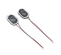 Zqxnt 2 Pezzi 8Ω 1W 2030 Ovale Altoparlante Navigazione Auto 2P 1.25 Terminali 110 SNR 8 Ohm 1 Watt 1w