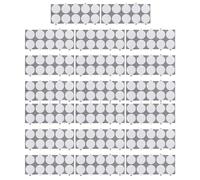 Zqxnt 20 fogli di sigilli adesivi per ceralacca, dischi rotondi su entrambi i lati, per sigillare timbri e stoppini