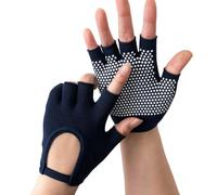 Zqxnt 2lots Guanti da allenamento con i pesi, antiscivolo, con palmo e cinque dita, per ciclismo, fitness, sollevamento pesi