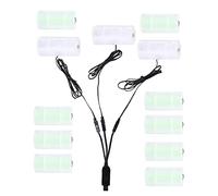Zqxnt 3in1 USB A 1.5V 3V 4.5V 6V C Cavo Della Batteria Sostituire 1-4pcs Dimensioni Batterie Delle Cellule Per Orologi Giocattoli Lampade Candele Batteria A USB Convertitore Elettrico