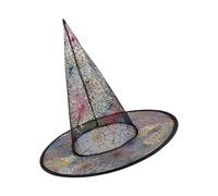 Zqxnt 5Pcs Cappello Da Strega Di Halloween 33cm Alto A Punta Cappello Da Mago Accessori Costume Per Le Donne Degli Uomini Del Bambino Cosplay Accessori Costume