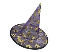 Zqxnt 5Pcs Cappello Da Strega Di Halloween 33cm Alto A Punta Cappello Da Mago Accessori Costume Per Le Donne Degli Uomini Del Bambino Cosplay Accessori Costume