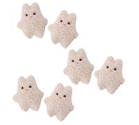 Zqxnt 6 pz/set peluche orso applique toppe ricamo borsa decorazioni cartone animato animale distintivo partito favore regali patch per abiti abbigliamento