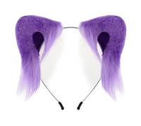 Zqxnt Artigianato Peloso Peluche Orecchie di Gatto Fascia per Capelli Puntelli di Ruolo Puntelli Copricapo Per Compleanno Feste a Tema Festival Festival Incontro Donne Copricapo