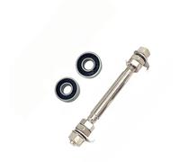 Zqxnt Assi mozzo ruota anteriore posteriore con 2 cuscinetti per bici da strada Leve dell'albero per la maggior parte dei cambi a 6-8 velocità Assi mozzo ruota anteriore/posteriore con cuscinetti