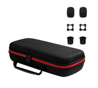 Zqxnt Borsa da viaggio per microfono, custodia protettiva per doppio microfono, antiurto, con anelli antiscivolo, coperture in spugna per canto