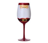 Zqxnt Calice per bevande a tema natalizio unico sofisticato Flute da champagne a stelo alto bicchiere per bevande per feste stagionali