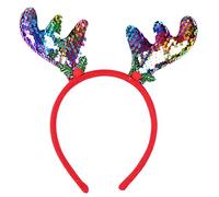 Zqxnt Cerchietto per capelli di Natale Bella Holiday Hairhoop Santa Fascia Cosplay Costume Hairhoop per donne ragazze Festival Accs