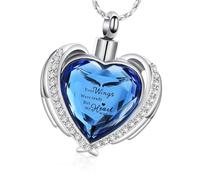 Zqxnt Collana apribile in acciaio inox con ciondolo a forma di ceneri, elegante gioiello per collo, struttura in metallo, adatta per varie occasioni, elegante collana con ciondolo per ceneri