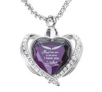 Zqxnt Collana apribile in acciaio inox con ciondolo a forma di ceneri, elegante gioiello per collo, struttura in metallo, adatta per varie occasioni, elegante collana con ciondolo per ceneri