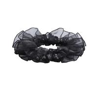 Zqxnt Collare versatile con volant, perfetto per cosplay, palcoscenico e feste in costume, accessori fotografici di Halloween, colletto francese, Modello piccolo nero, Taglia unica