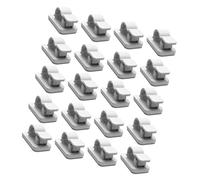 Zqxnt Confezione da 20 clip per cavi, design adesivo per la gestione senza problemi dei fili a casa o al lavoro, larghezza 8 mm, gestione del diametro della fessura