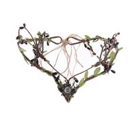 Zqxnt Copricapo da donna per Halloween, Natale, matrimonio, foglia, cerchietto, fate, fascia per capelli