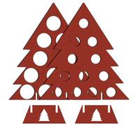 Zqxnt Creativo Holiday Wine Bottle Holder Bellissimo Albero Vino Rack Con Calendario dell'Avvento Per Le Feste di Natale Decorazione Vini Stagionali Rack